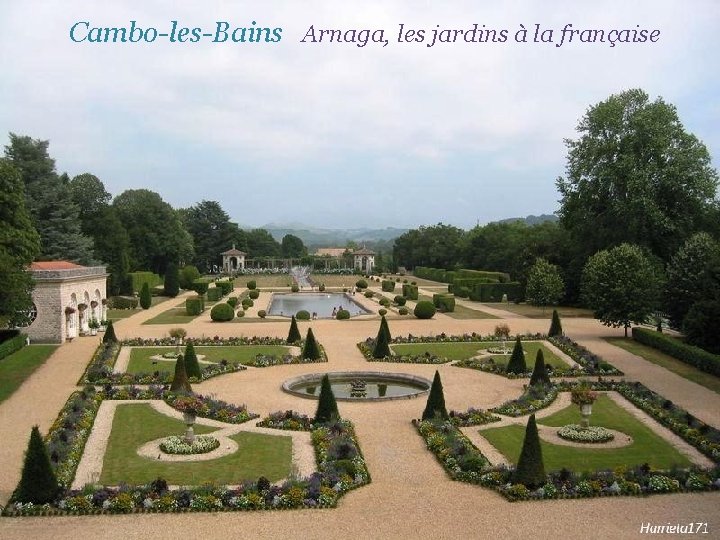 Cambo-les-Bains Arnaga, les jardins à la française 