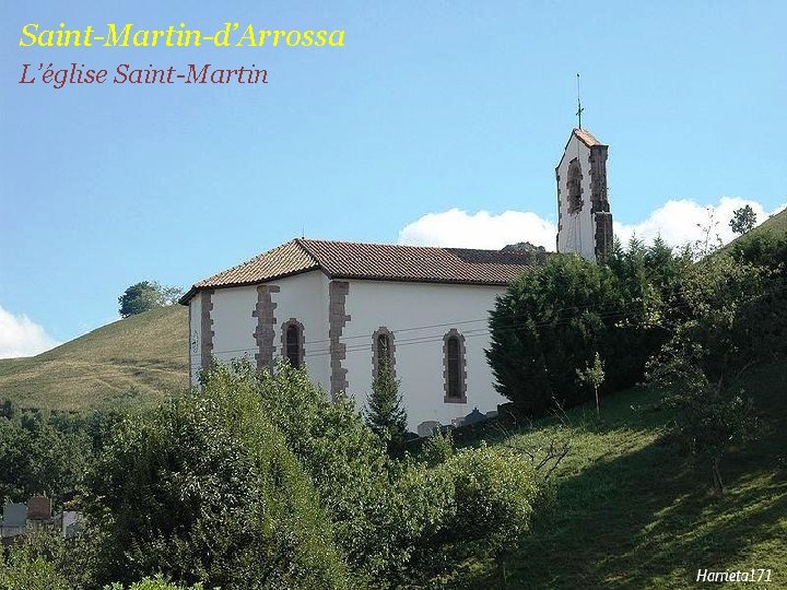 Saint-Martin-d’Arrossa L’église Saint-Martin 