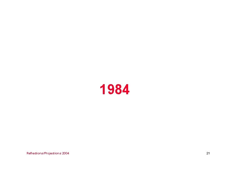 1984 Reflections/Projections 2004 21 