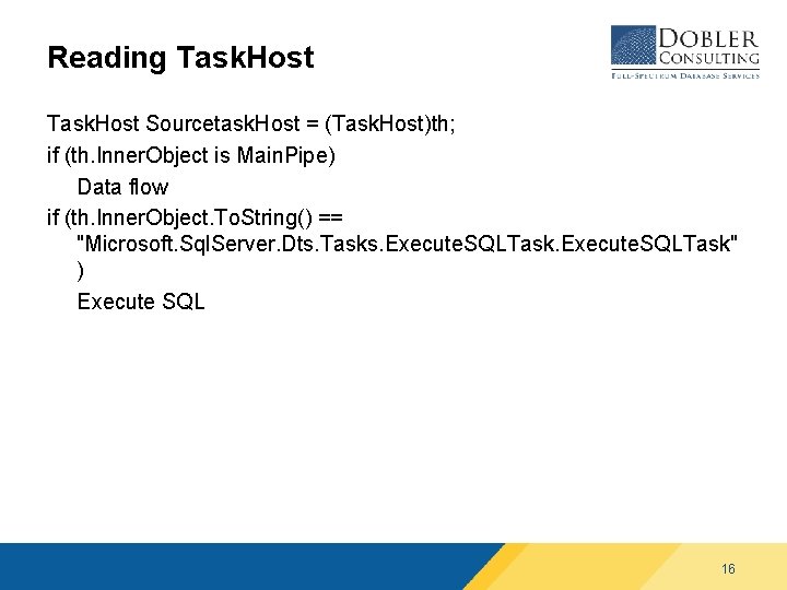 Reading Task. Host Sourcetask. Host = (Task. Host)th; if (th. Inner. Object is Main.