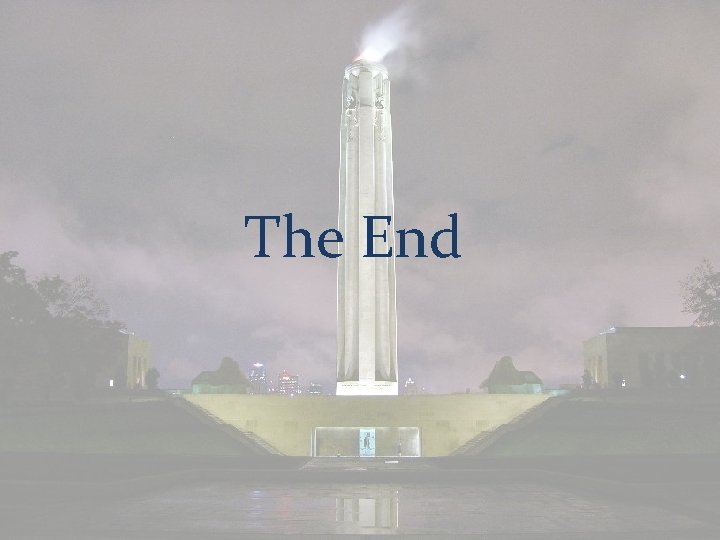 The End 