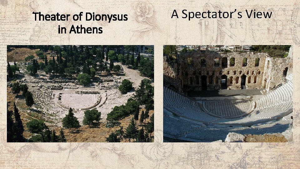 Theater of Dionysus in Athens A Spectator’s View 