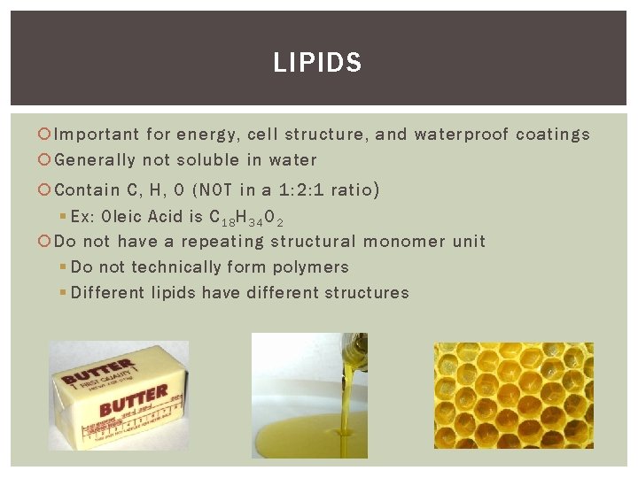ACTIVITY 8 LIPIDS VOCABULARY Lipids Fats Oils Phospholipids