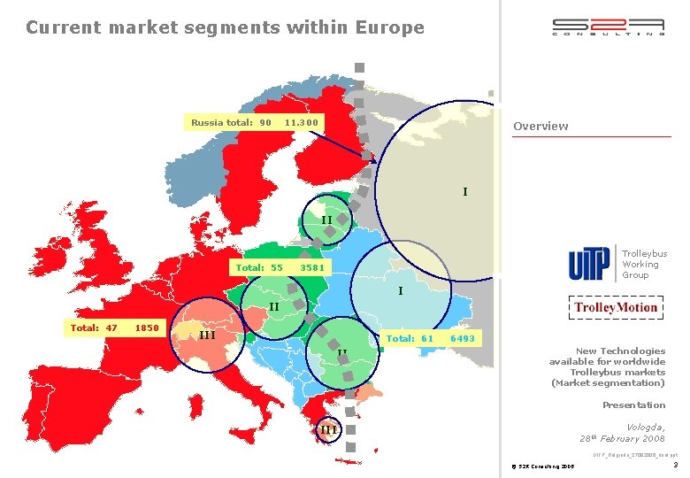 Current market segments within Europe Russia total: 90 11. 300 Overview I II Total: