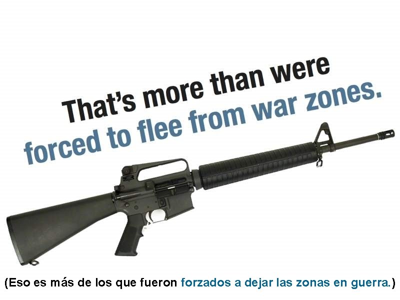 (Eso es más de los que fueron forzados a dejar las zonas en guerra.