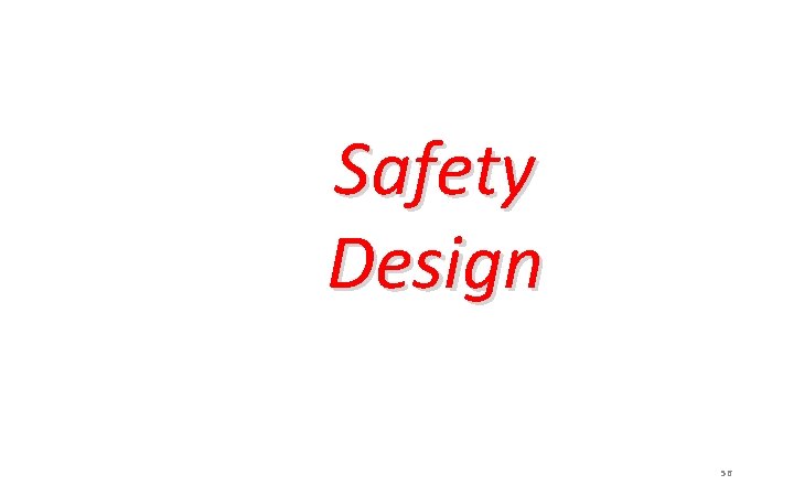 Safety Design 56 