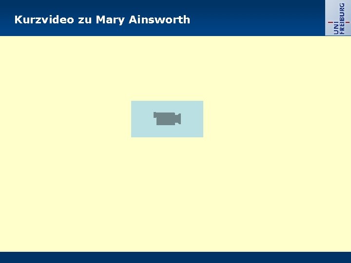 Kurzvideo zu Mary Ainsworth 