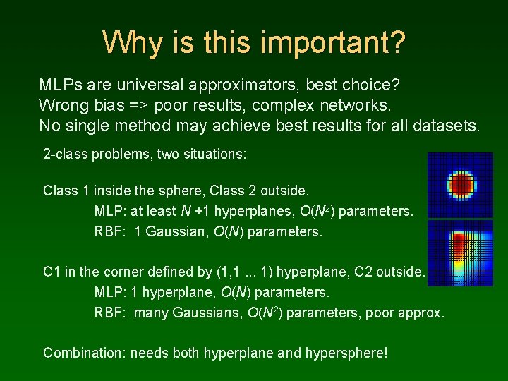 Why is this important? MLPs are universal approximators, best choice? Wrong bias => poor