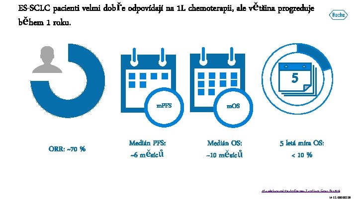 ES-SCLC pacienti velmi dobře odpovídají na 1 L chemoterapii, ale většina progreduje během 1