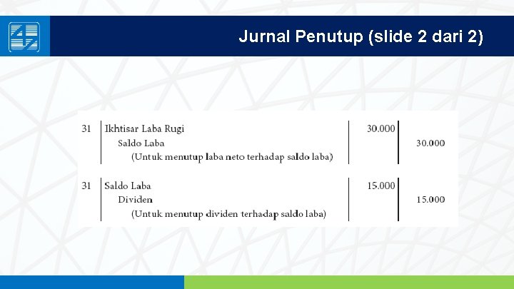 Jurnal Penutup (slide 2 dari 2) www. penerbitsalemba. com 