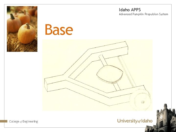 Idaho APPS Advanced Pumpkin Propulsion System Base 