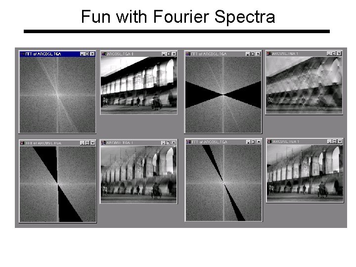 Fun with Fourier Spectra 