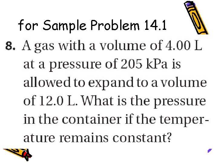 for Sample Problem 14. 1 
