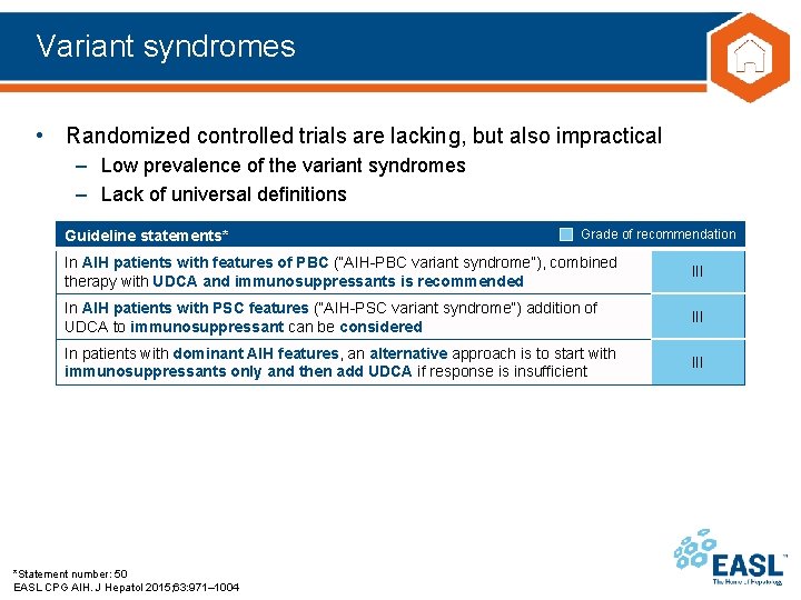 Variant syndromes • Randomized controlled trials are lacking, but also impractical – Low prevalence