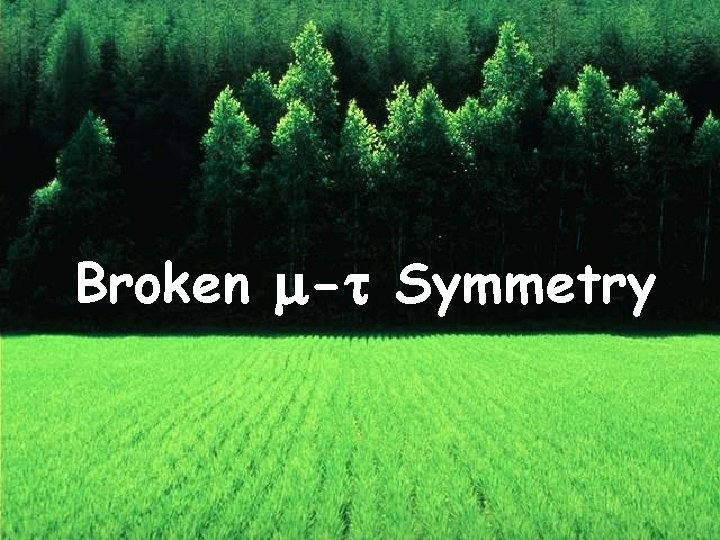 Broken - Symmetry 