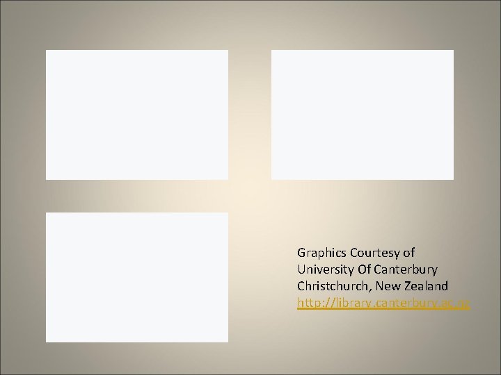 Graphics Courtesy of University Of Canterbury Christchurch, New Zealand http: //library. canterbury. ac. nz Graphics Courtesy of University Of Canterbury Christchurch, New Zealand http: //library. canterbury. ac. nz