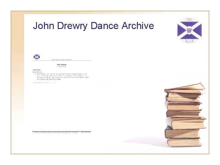 John Drewry Dance Archive 