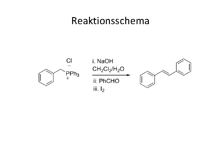 Reaktionsschema 