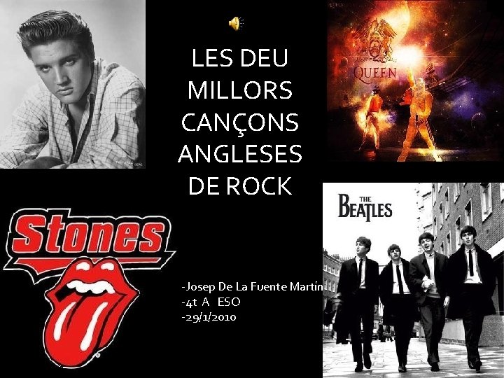 LES DEU MILLORS CANÇONS ANGLESES DE ROCK -Josep De La Fuente Martín -4 t