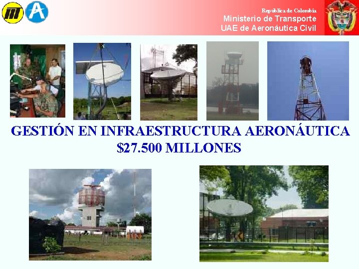 República de Colombia Ministerio de de Transporte Ministerio Transporte UAE de Aeronáutica Civil República