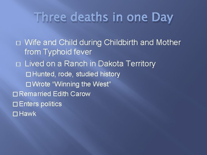 Three deaths in one Day � � Wife and Child during Childbirth and Mother