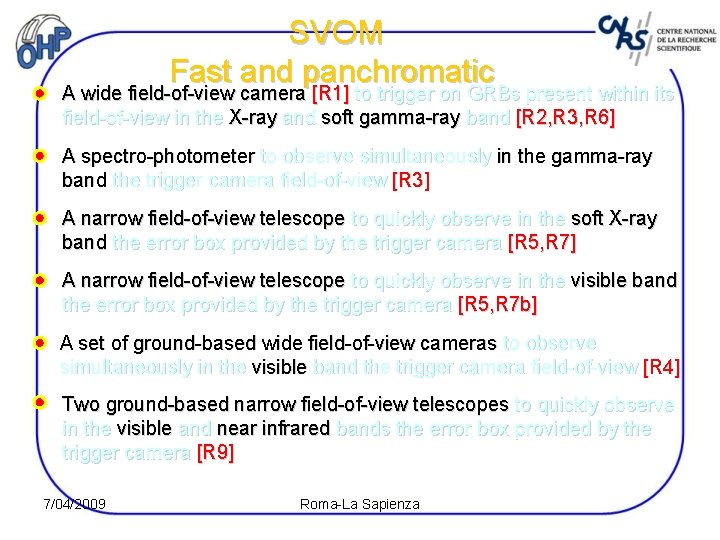 SVOM Fast and panchromatic A wide field-of-view camera [R 1] to trigger on GRBs