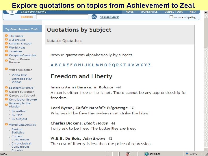 Explore quotations on topics from Achievement to Zeal. 