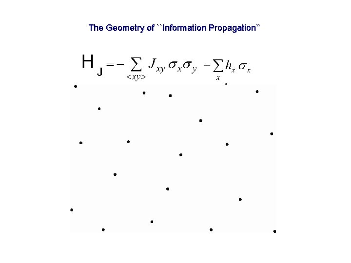 The Geometry of ``Information Propagation’’ 