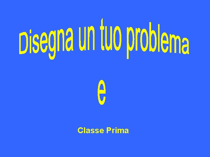 Classe Prima 