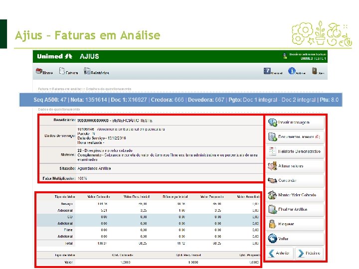 Ajius – Faturas em Análise 