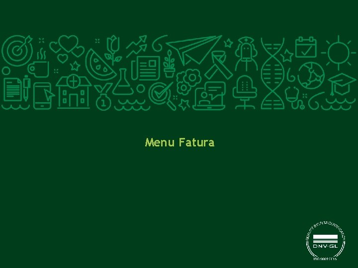 Menu Fatura 