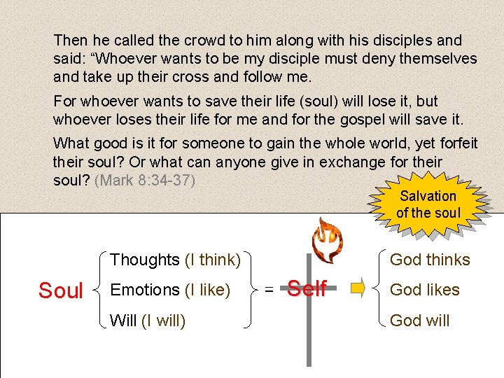 Then he called the crowd to him along with his disciples and said: “Whoever