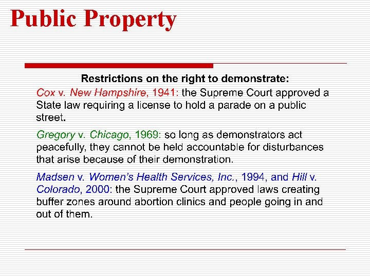 Public Property 