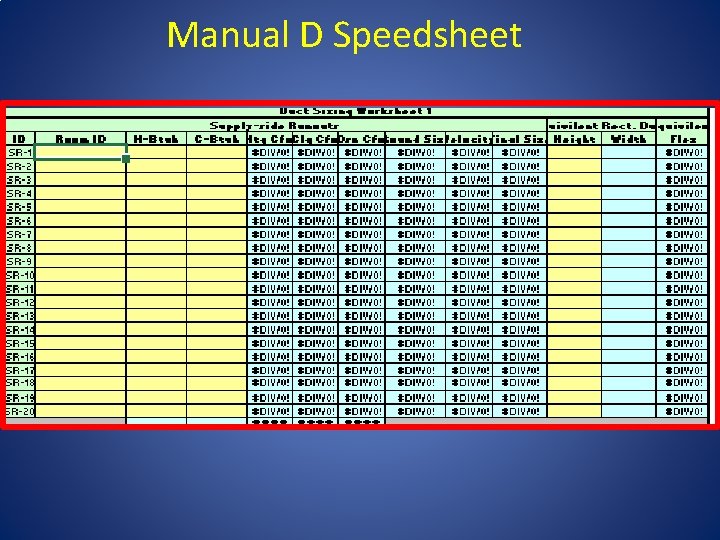 Manual D Speedsheet 