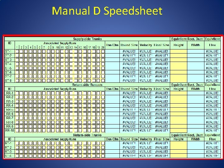 Manual D Speedsheet 