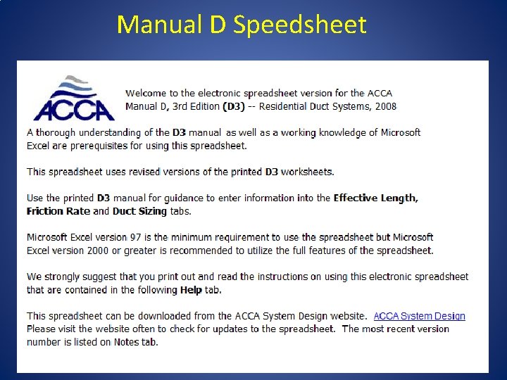 Manual D Speedsheet 