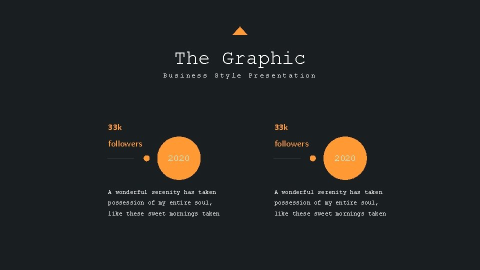 The Graphic Business Style Presentation 33 k followers 2020 A wonderful serenity has taken