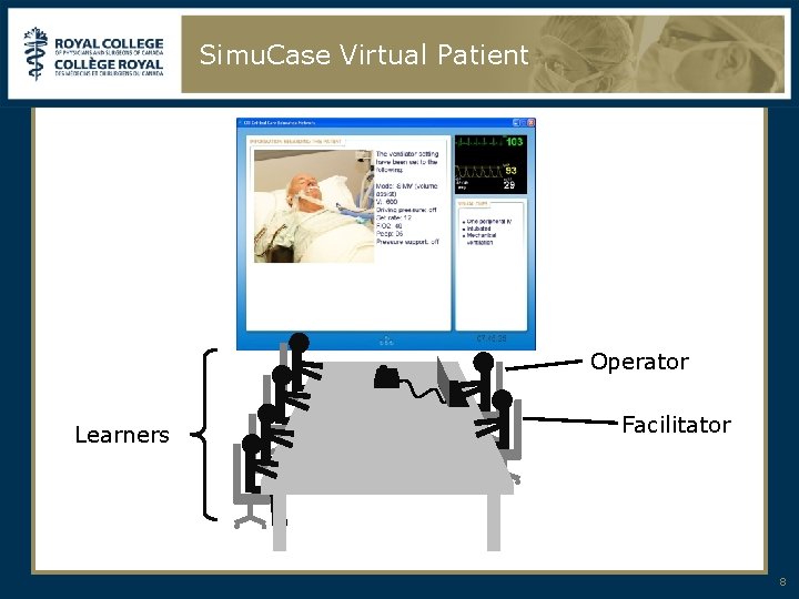 Simu. Case Virtual Patient Operator Learners Facilitator 8 