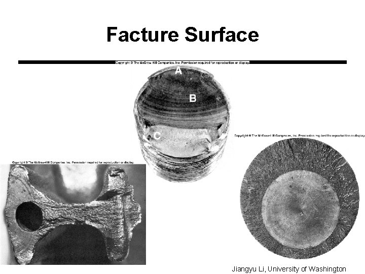 Facture Surface Jiangyu Li, University of Washington 