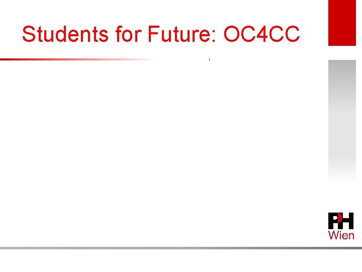 Students for Future: OC 4 CC 