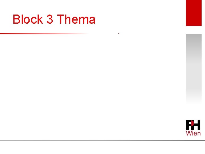 Block 3 Thema 