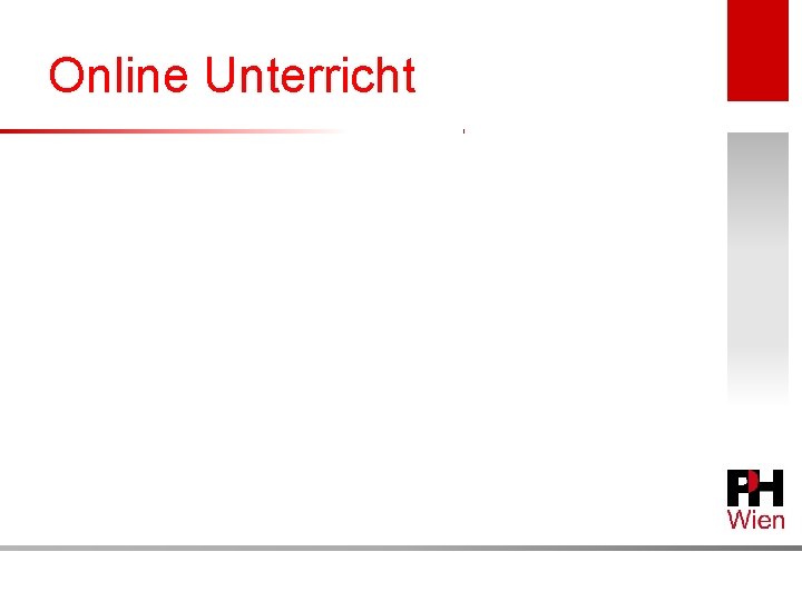 Online Unterricht 