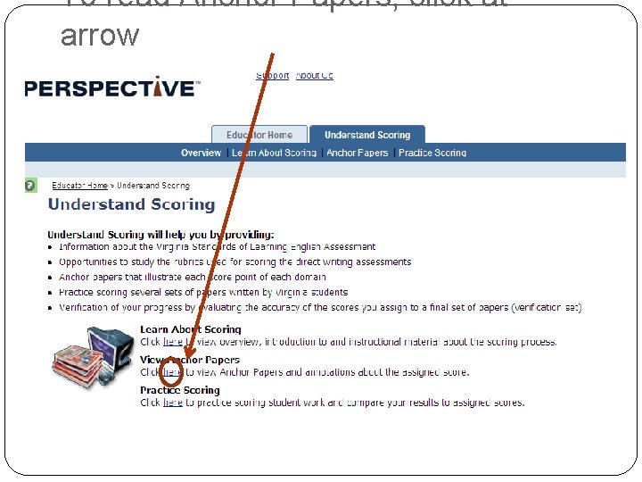 To read Anchor Papers, click at arrow 