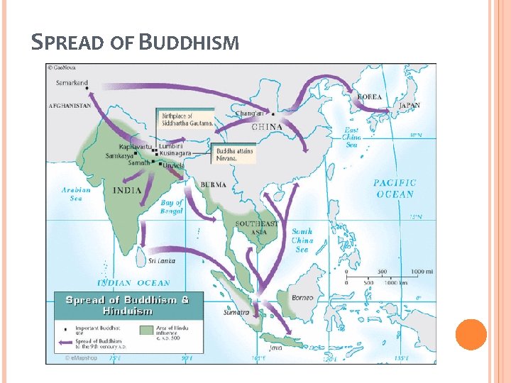 SPREAD OF BUDDHISM 