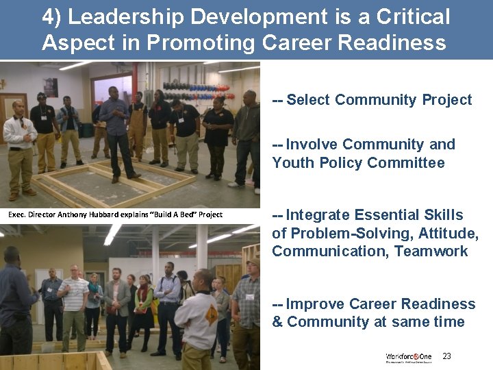 4) Leadership Development is a Critical Aspect in Promoting Career Readiness -- Select Community