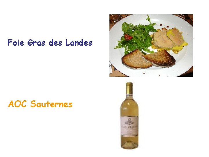 Foie Gras des Landes AOC Sauternes 