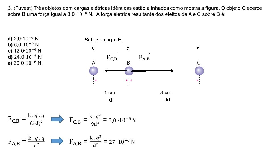 Sobre o corpo B q q d q 3 d 