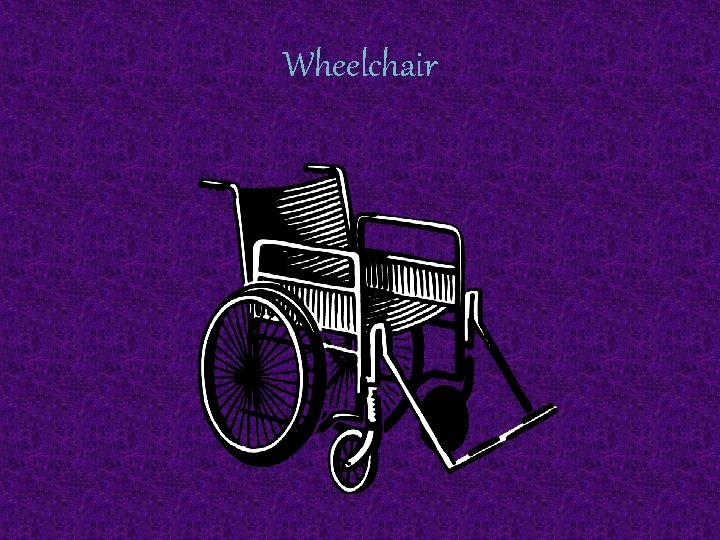 Wheelchair 