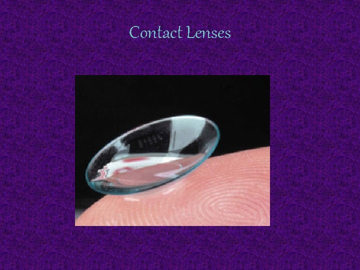 Contact Lenses 