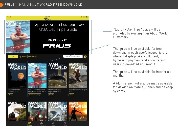 PRIUS – MAN ABOUT WORLD FREE DOWNLOAD Tap to download our new USA Day
